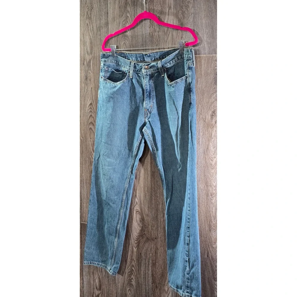 Levi's 559 Relaxed Straight Denim Blue jeans Mens Tag Sz 36x32 Measures 36x30‎